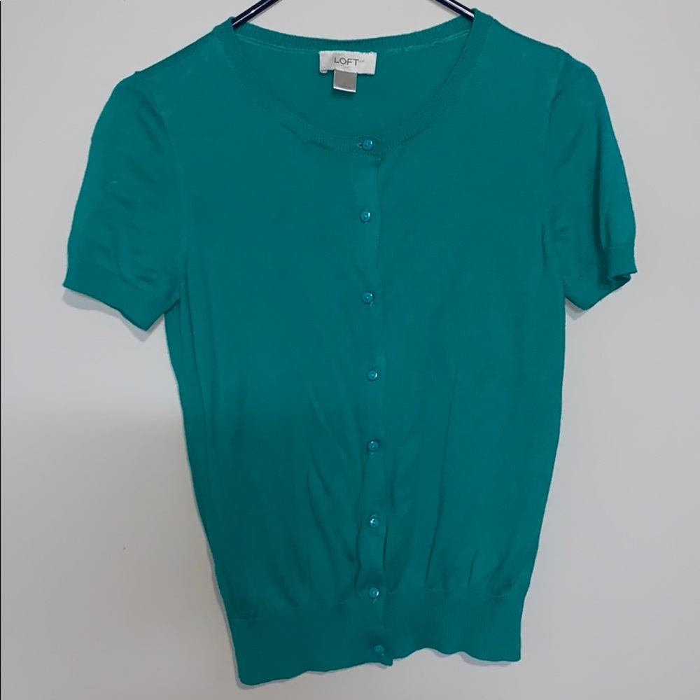 Loft Short Sleeve Cardigan
